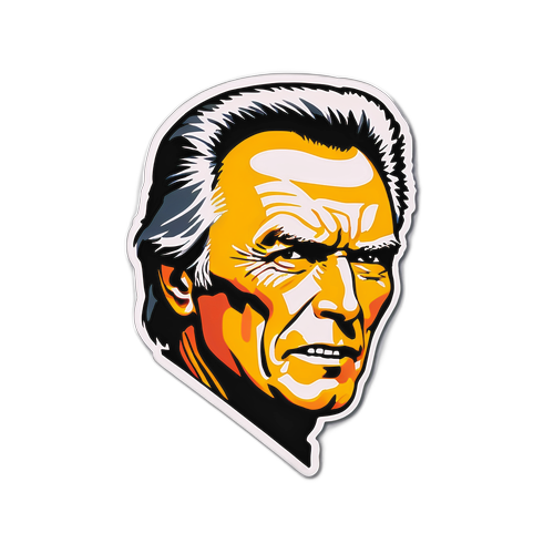 Clint Eastwood-aiheinen tarra