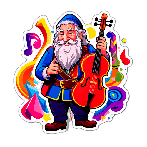 Sticker von Balin Miller im musikalischen Abenteuer