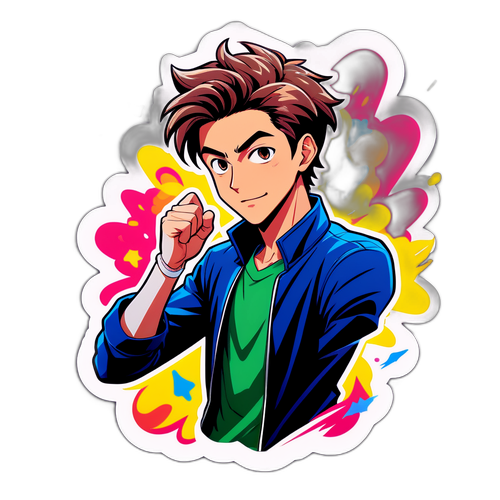 Powabny Milo w stylu anime