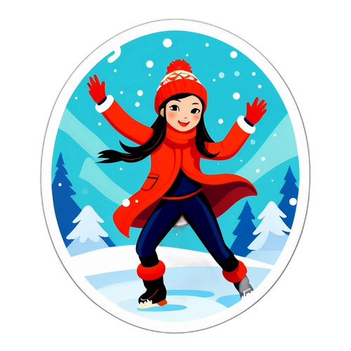 Eileen Gu lumitaitoluistelussa