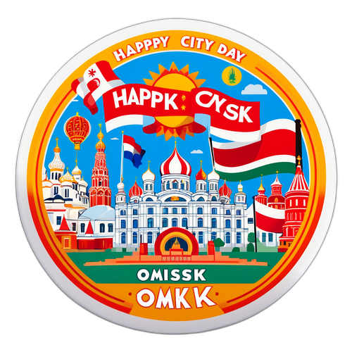 Дизайн, посвященный Дню города Омска