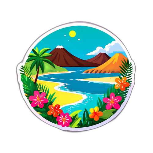 מדבקה וימית של איי קומורו