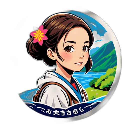 川沿いの自然の中の学生デザイン