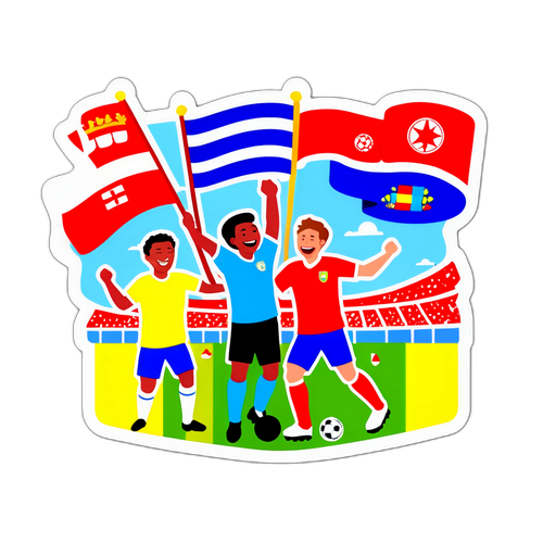 Радость футбольного матча