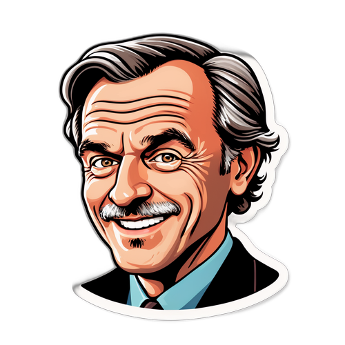 Humorvoller Sticker von Christoph Freund