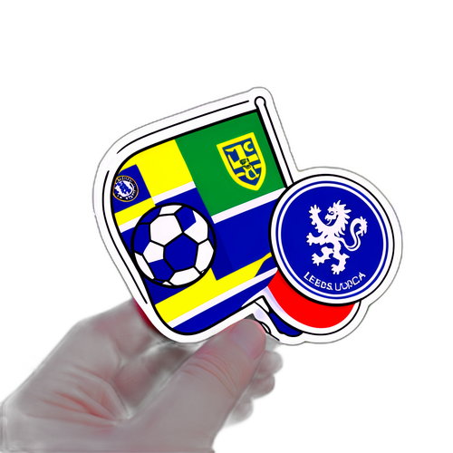 Leeds og Chelsea Fan Sticker