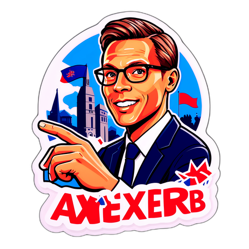 Nálepka s Aleksandrem Stubben