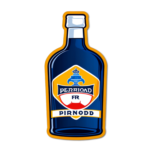 Un Logo Éclatant pour Pernod Ricard: Quand le Goût Rencontre la Passion du Foot!