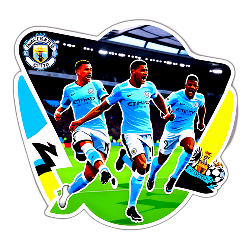 Sticker Pemain Newcastle United dan Manchester City