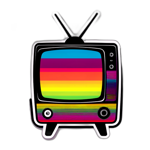 Spectrum TV Retro Logo Sticker