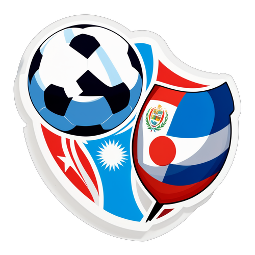 Sticker del partido entre Chile U-20 y Argentina U-20