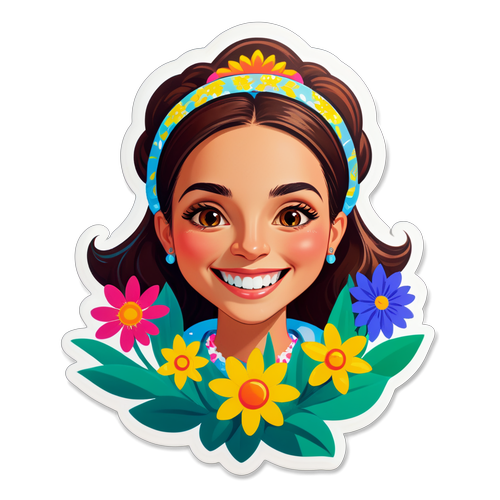 Sticker cu Maria Marinescu