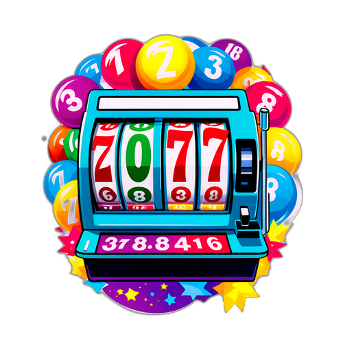 Makislap na Sticker ng Lotto Resulta