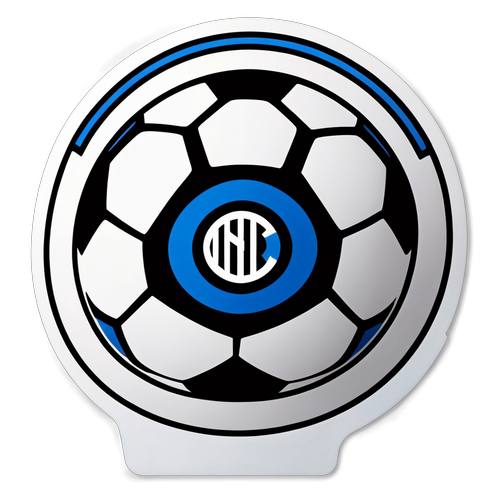 Desenho Estilizado do Logo Inter: A Magia do Futebol em uma Background Dinâmico!