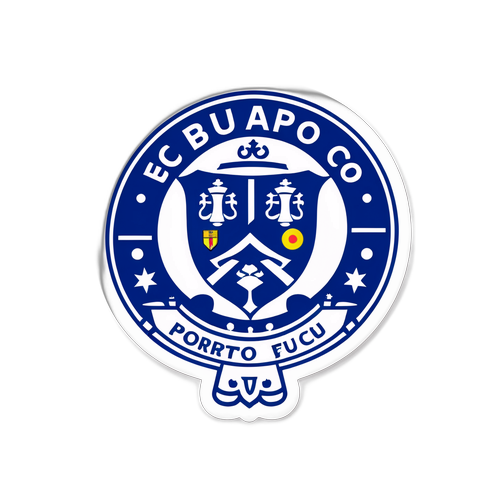 Sticker met het Porto FC logo en clubcultuur