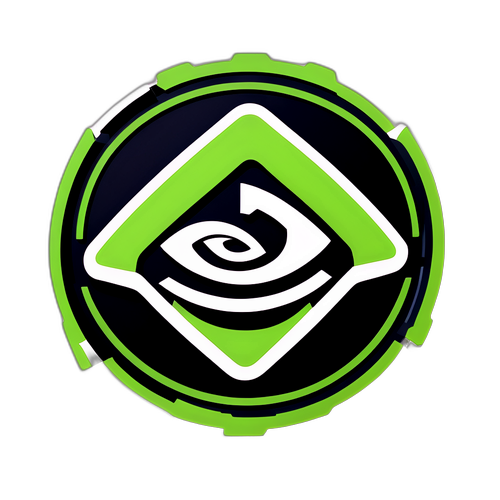 NVIDIA股價上漲紀念貼紙