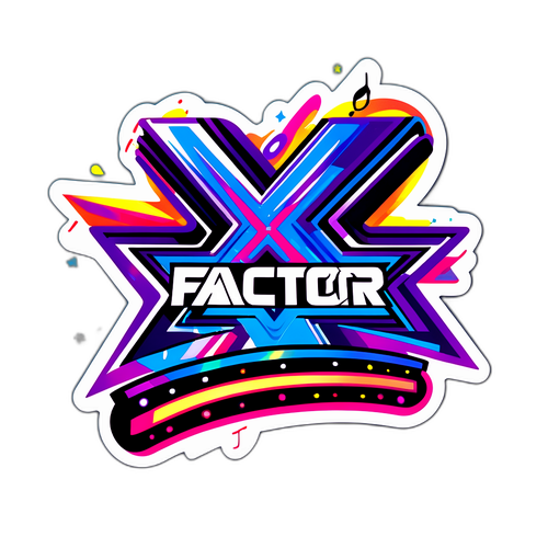 Engagerende X Factor 2026 Klistermærke