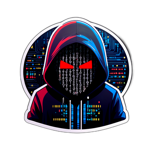 Autocollant ludique sur les cyberattaques