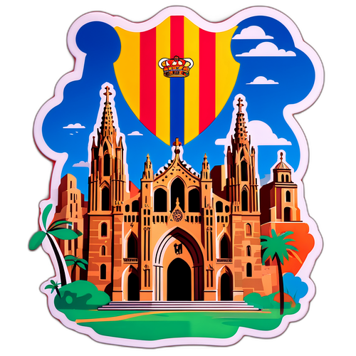 Barcelona-flaggans sticker