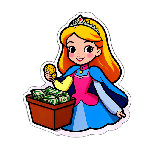 เจ้าหญิงบริจาคเงินเพื่อการกุศล