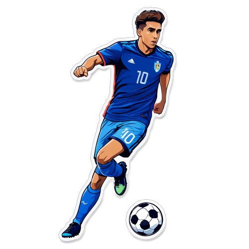 Stiker Bertema Sepak Bola Mateo Retegui