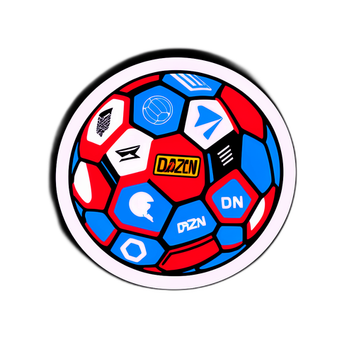 DAZN Logo Klistermærke