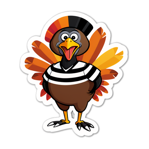 Thanksgiving Football Referee Turkey