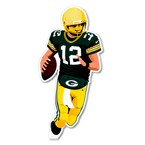 Aaron Rodgers Champion Mindset Sticker