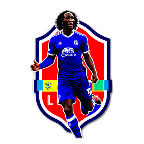 Potret Stylized Romelu Lukaku