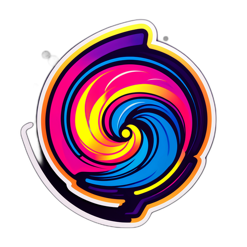 Візуалізація логотипу Mykolaivoblenergo з енергією навколо нього