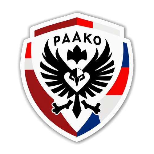 Autocolant sportiv cu logo-ul echipei PAOK