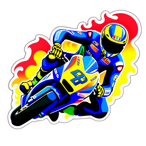 Valentino Rossi in Azione