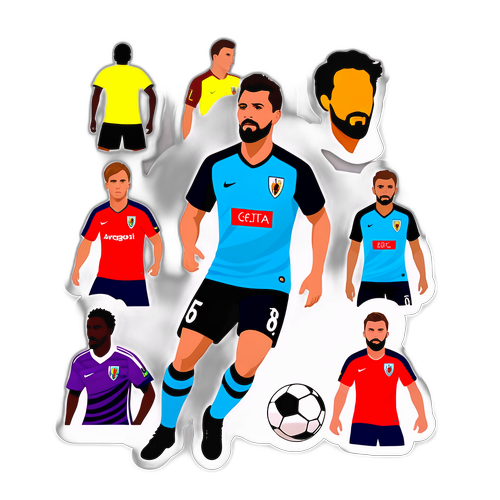 Sticker FC Argeș jucători îndrăgiți