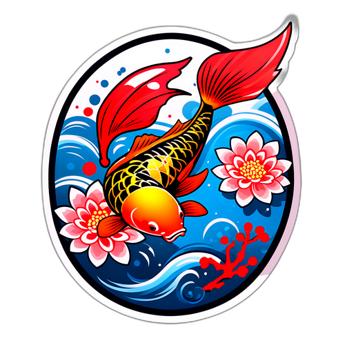 Stiker Motif Kebudayaan Cina