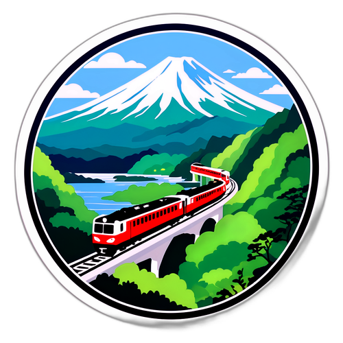 美しい自然の中を走るJR九州の列車