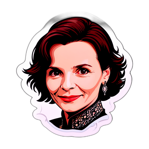 Juliette Binoche Aufkleber