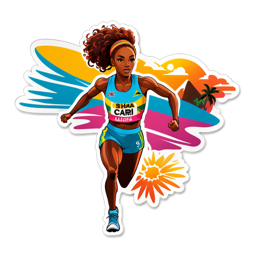 Unleash Your Inner Champion: Discover the 'Fast & Fearless' Sha'Carri Richardson Sticker that Will Ignite Your Passion!