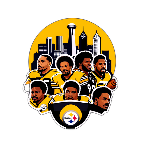 Pittsburgh Steelers Roster Sticker