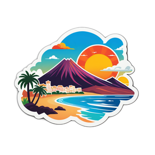 Scenico adesivo di Tenerife