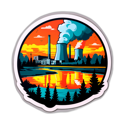 Наклейка, присвячена Чорнобилю