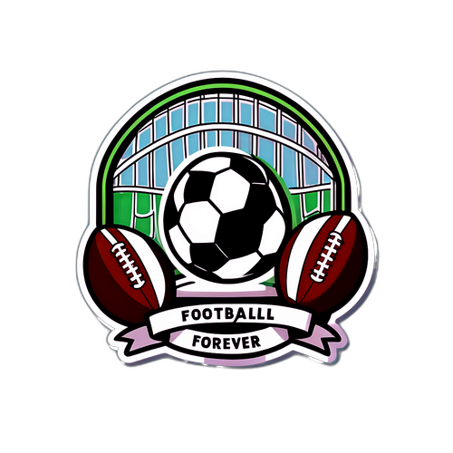 Sticker 'Football Forever'
