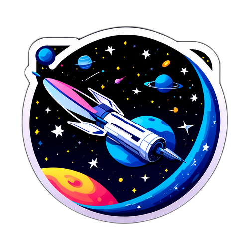 Sterrenhemel met Starlink-satelliet