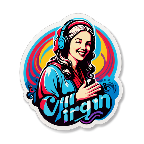 Sticker Elegante per Virgin Radio