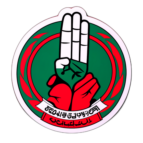 Vignette de soutien aux manifestations au Maroc