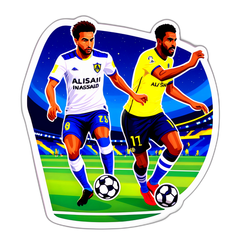Nhãn dán cho trận đấu cao siêu Al-Nassr vs Al-Ittihad