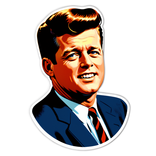 Kick Kennedy: De Vintage Pop-Art Sticker Die je Zal Verblinden!