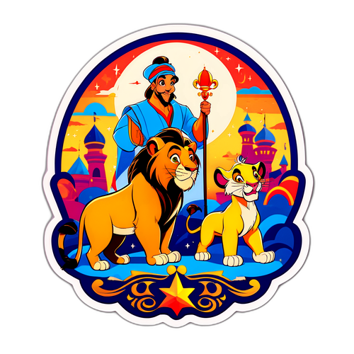 Disney+ Classics Vintage Sticker