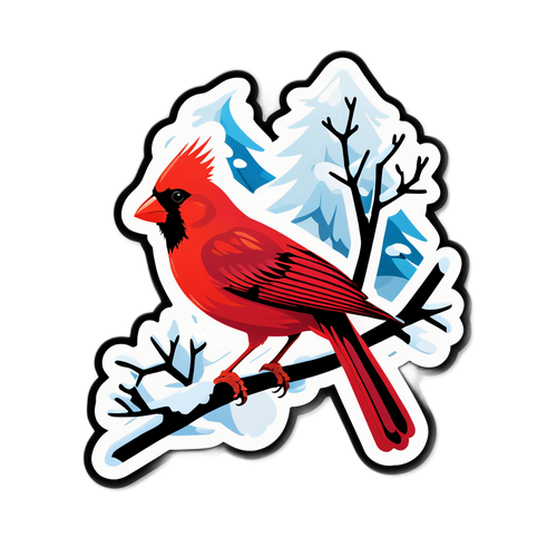 Resilient Cardinal in Winter
