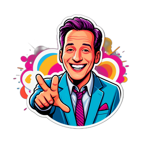 Vibrante sticker van Andy Peelman