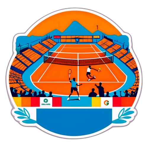 Roland Garros 2025 Sticker